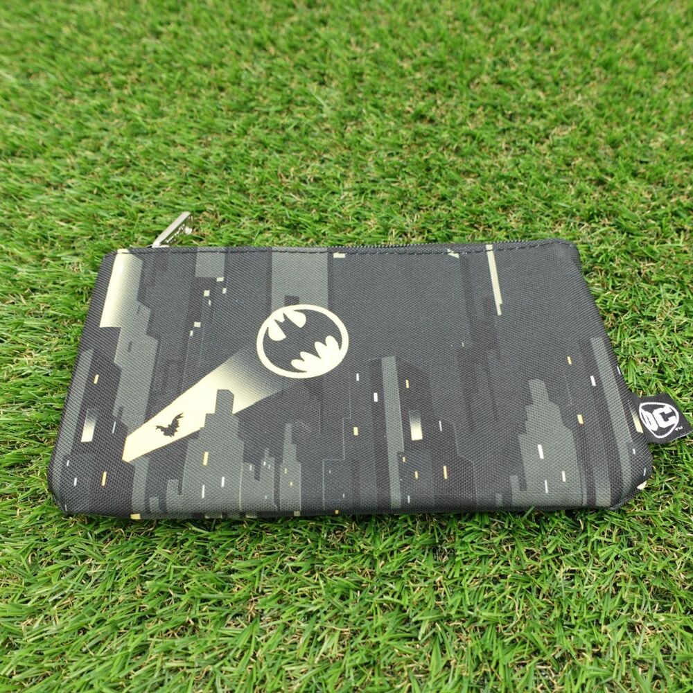 Loungefly DC Batman Bat-Signal pencil case 8"x4"